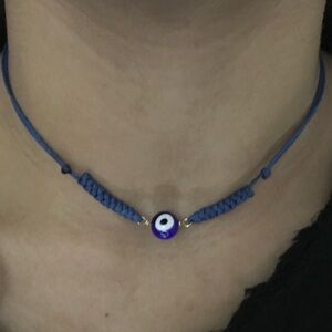 Mystic Blue Evil Eye Necklace